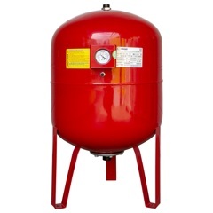 Гидроаккумулятор Cruwa 80L верт. 16 бар (красный)